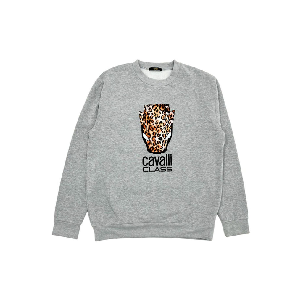 Cavalli Class QXT67YCF062 Felpa Donna Made in Italy Grigio - BeFashion.it