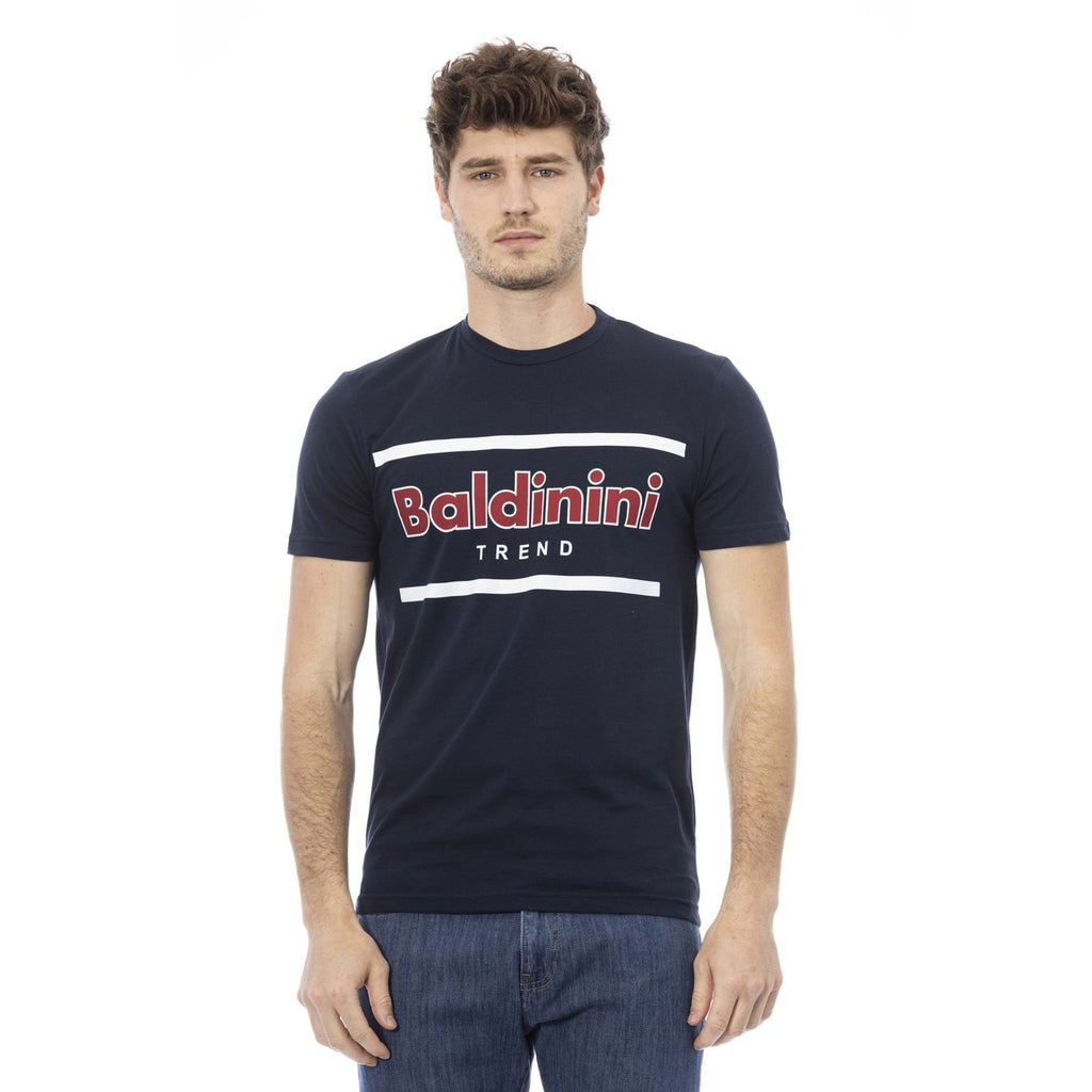 Baldinini Trend COMO TSU540 T-shirt Maglietta Uomo Blu Navy - BeFashion.it