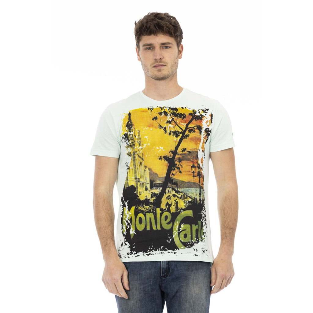 Trussardi Action 2AT22 T-shirt Maglietta Uomo Verde Acqua - BeFashion.it