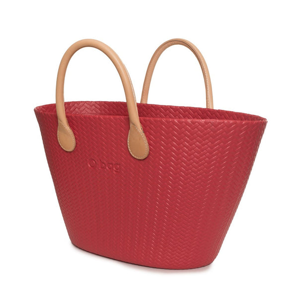 O bag COMP25ST-MIS22 Borsa a Mano Donna Rosso
