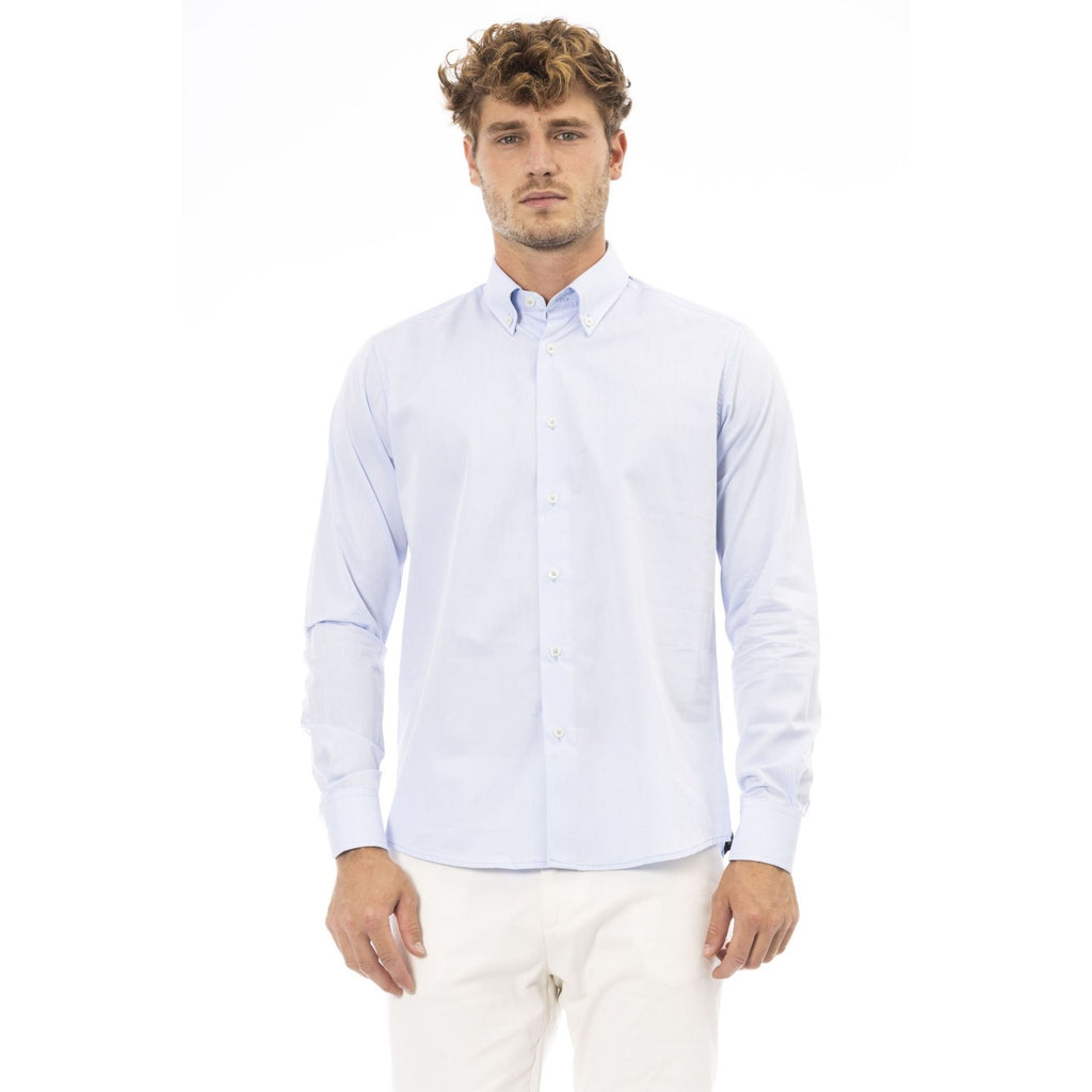 Baldinini Trend REGAL 155 Camicia Uomo Made in Italy Celeste - BeFashion.it