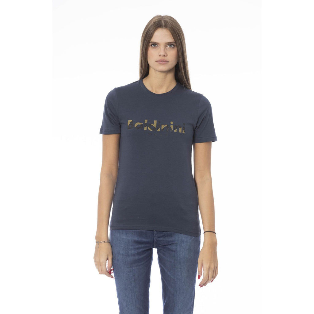 Baldinini Trend MANTOVA TSD04 T-shirt Maglietta Donna Blu Navy