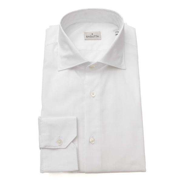 Bagutta MIAMI 12509 Camicia Uomo Bianco - BeFashion.it