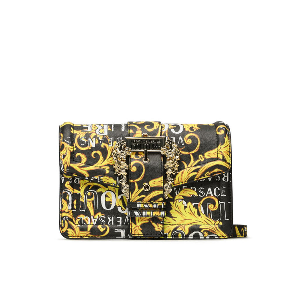 Versace Jeans 74VA4BF1ZS597 Borsa a Tracolla Donna Nero Oro