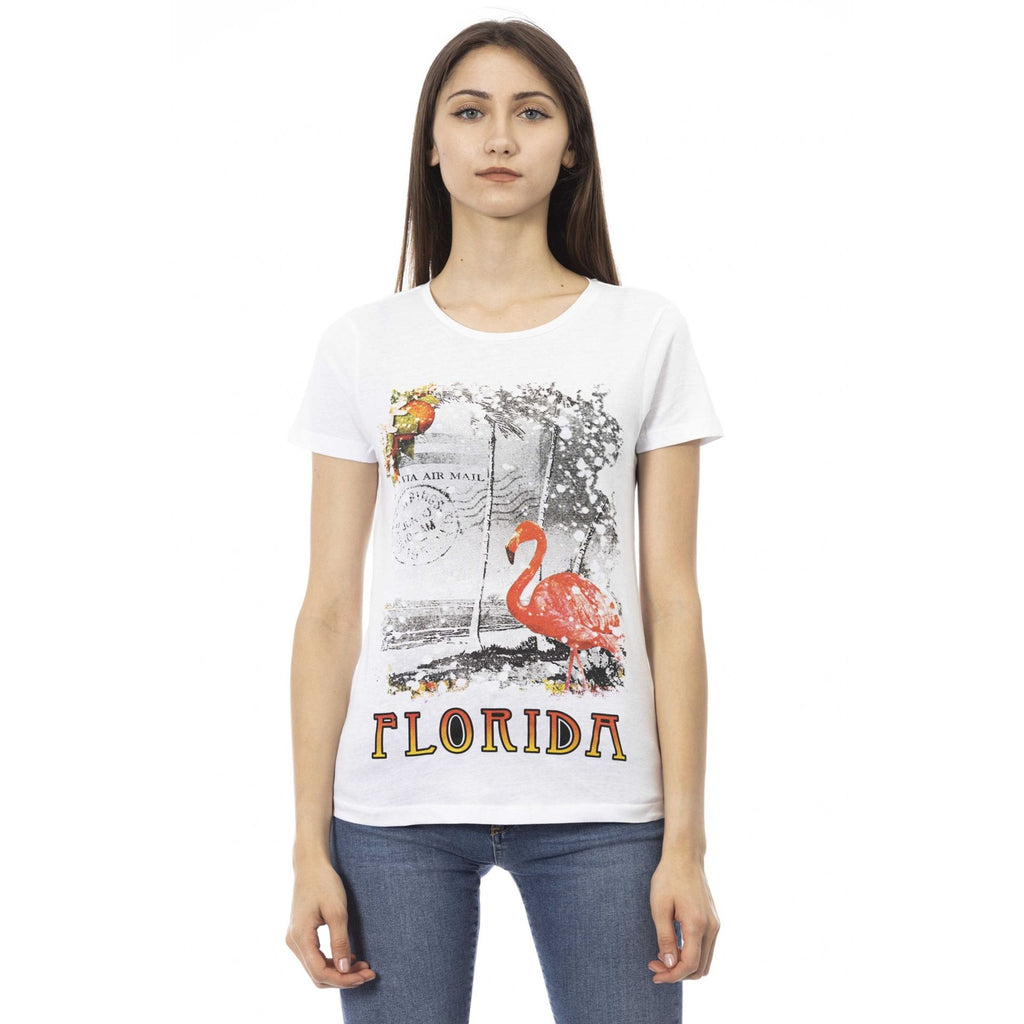 Trussardi Action 2BT10 T-shirt Maglietta Donna Bianco - BeFashion.it