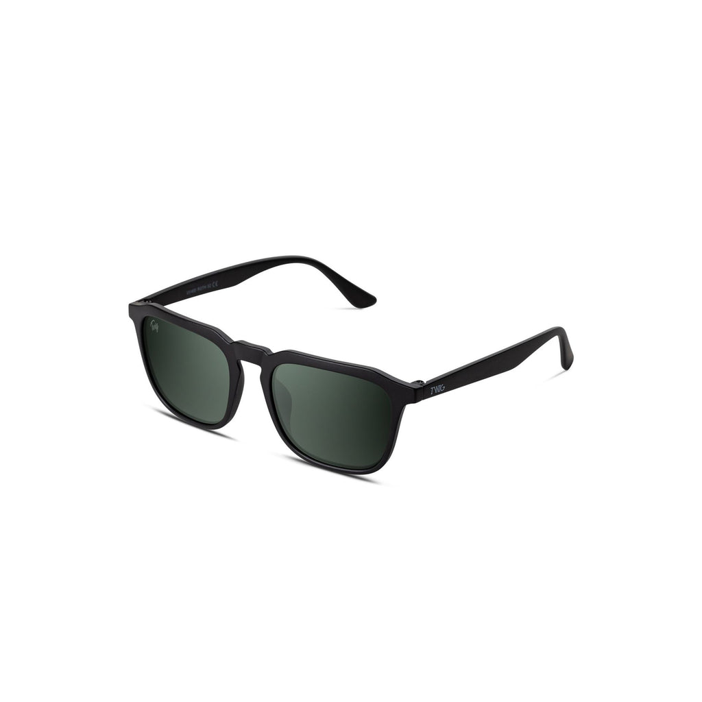 Twig ROTH RTH02 Occhiali da Sole Unisex Nero Verde