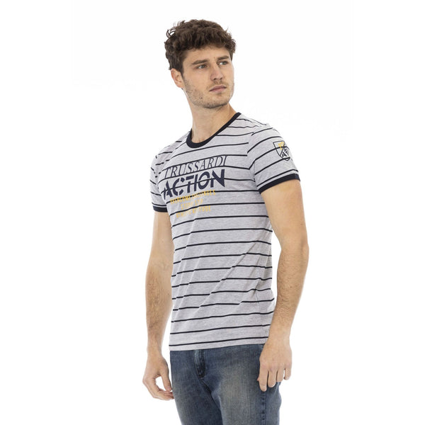 Trussardi Action 2AT24 R T-shirt Maglietta Uomo Grigio