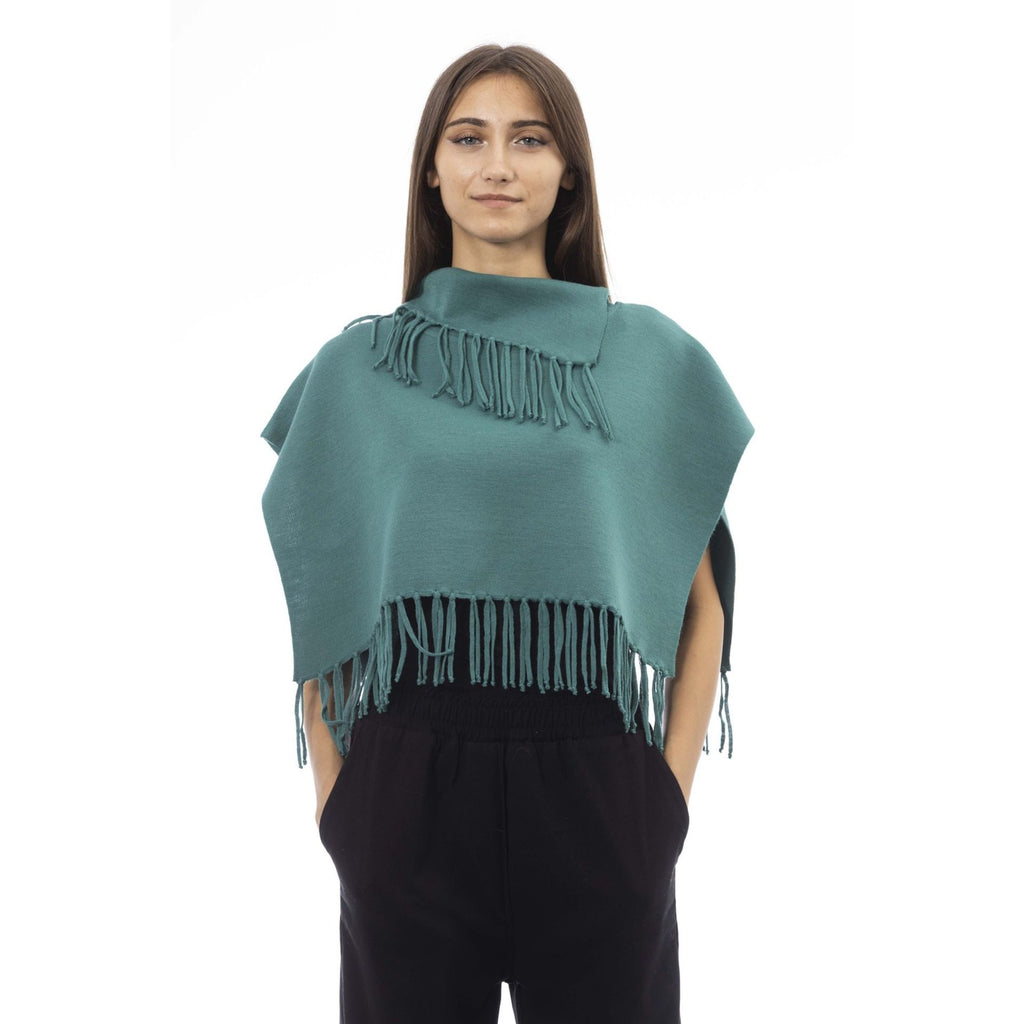 Alpha Studio AD8671S Maglia Donna Made in Italy Verde