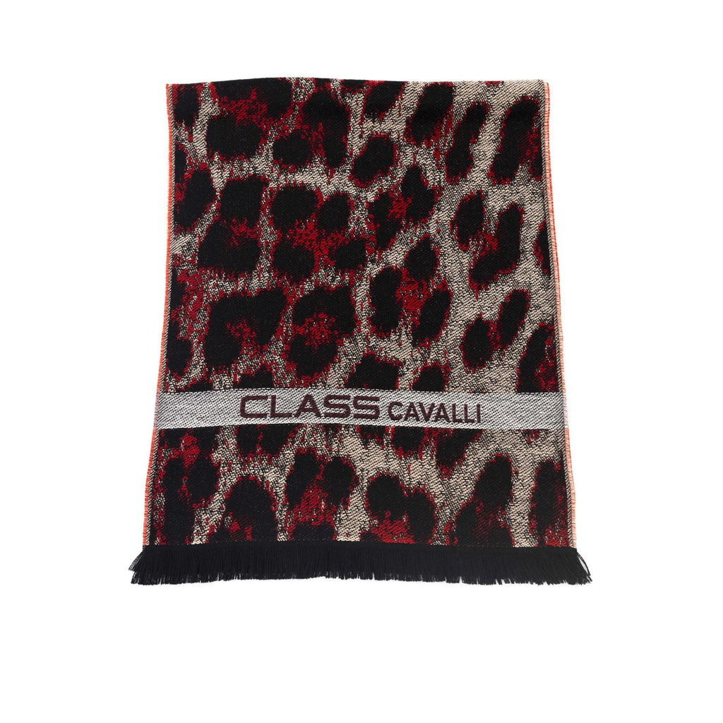 Cavalli Class SC4HWMV0770 Sciarpa Uomo Made in Italy Rosso - BeFashion.it