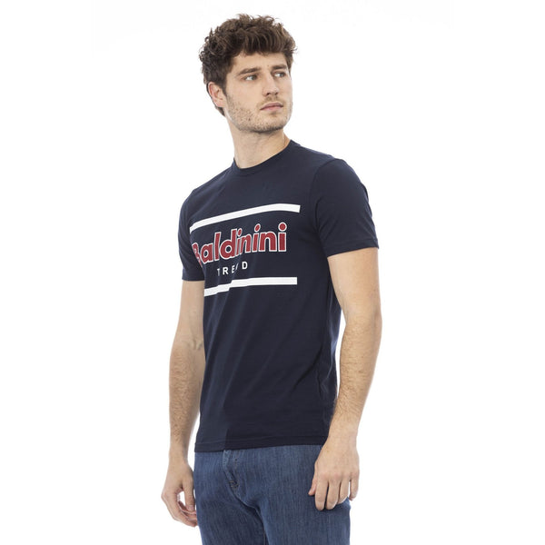 Baldinini Trend COMO TSU540 T-shirt Maglietta Uomo Blu Navy - BeFashion.it