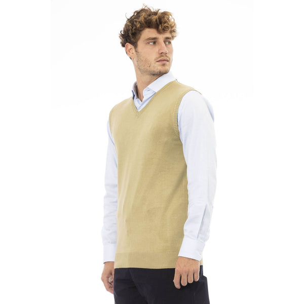 Alpha Studio AU2202D Gilet Uomo Made in Italy Salvia