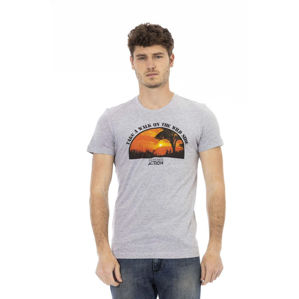 Trussardi Action 2AT03B T-shirt Maglietta Uomo Grigio