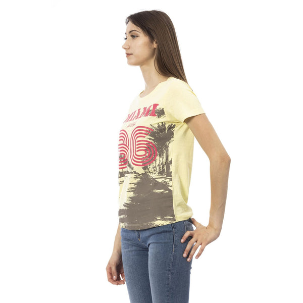 Trussardi Action 2BT11 T-shirt Maglietta Donna Giallo