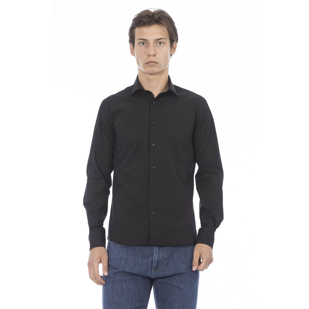 Baldinini Trend MELODY 114 Camicia Uomo Made in Italy Nero