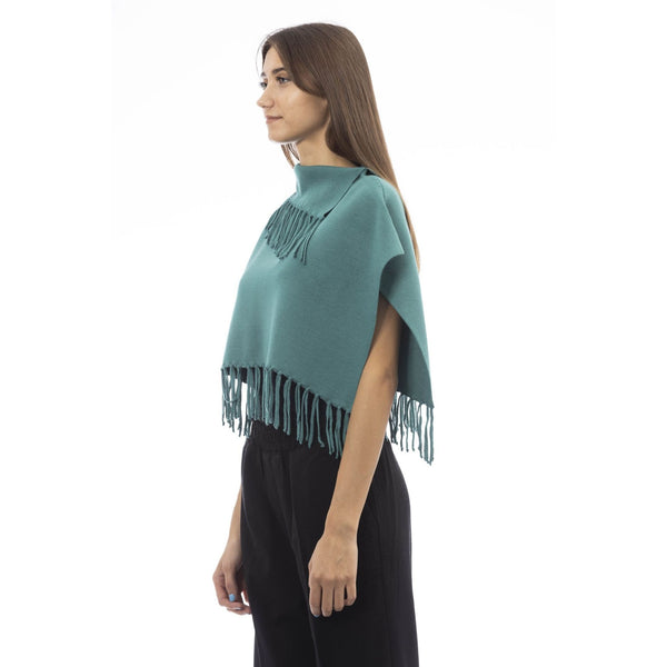 Alpha Studio AD8671S Maglia Donna Made in Italy Verde