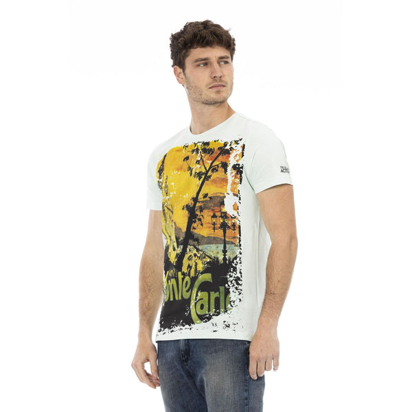 Trussardi Action 2AT22 T-shirt Maglietta Uomo Verde Acqua - BeFashion.it