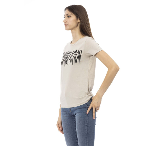 Trussardi Action 2BT01 T-shirt Maglietta Donna Sabbia - BeFashion.it