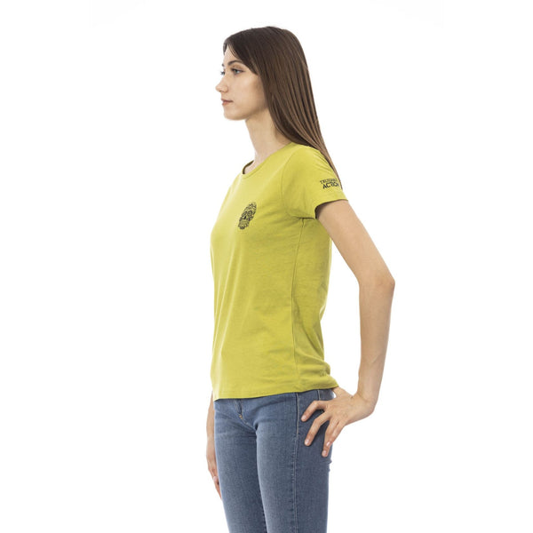 Trussardi Action 2BT18 T-shirt Maglietta Donna Verde - BeFashion.it