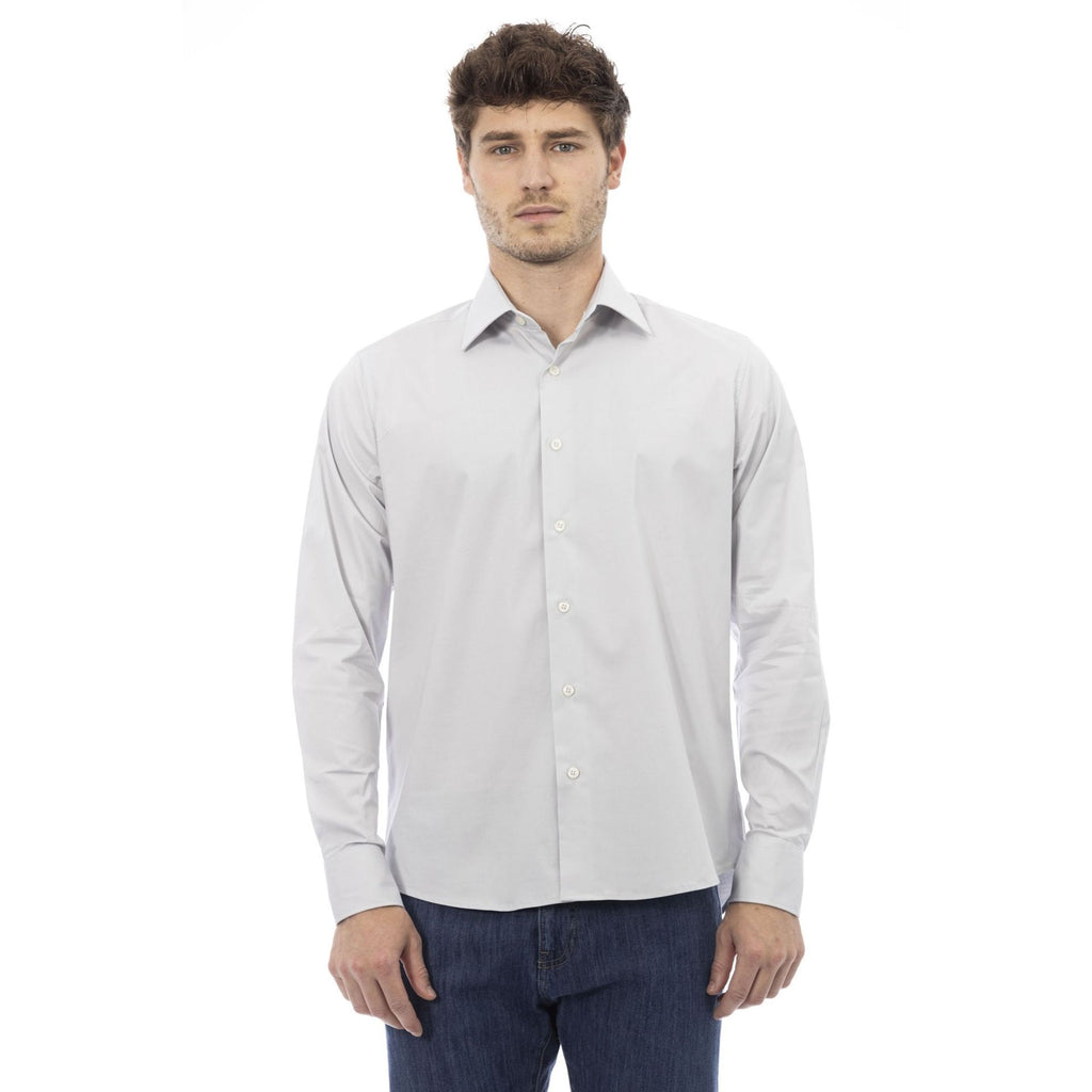 Baldinini Trend TANGO 702 Camicia Uomo Made in Italy Grigio - BeFashion.it