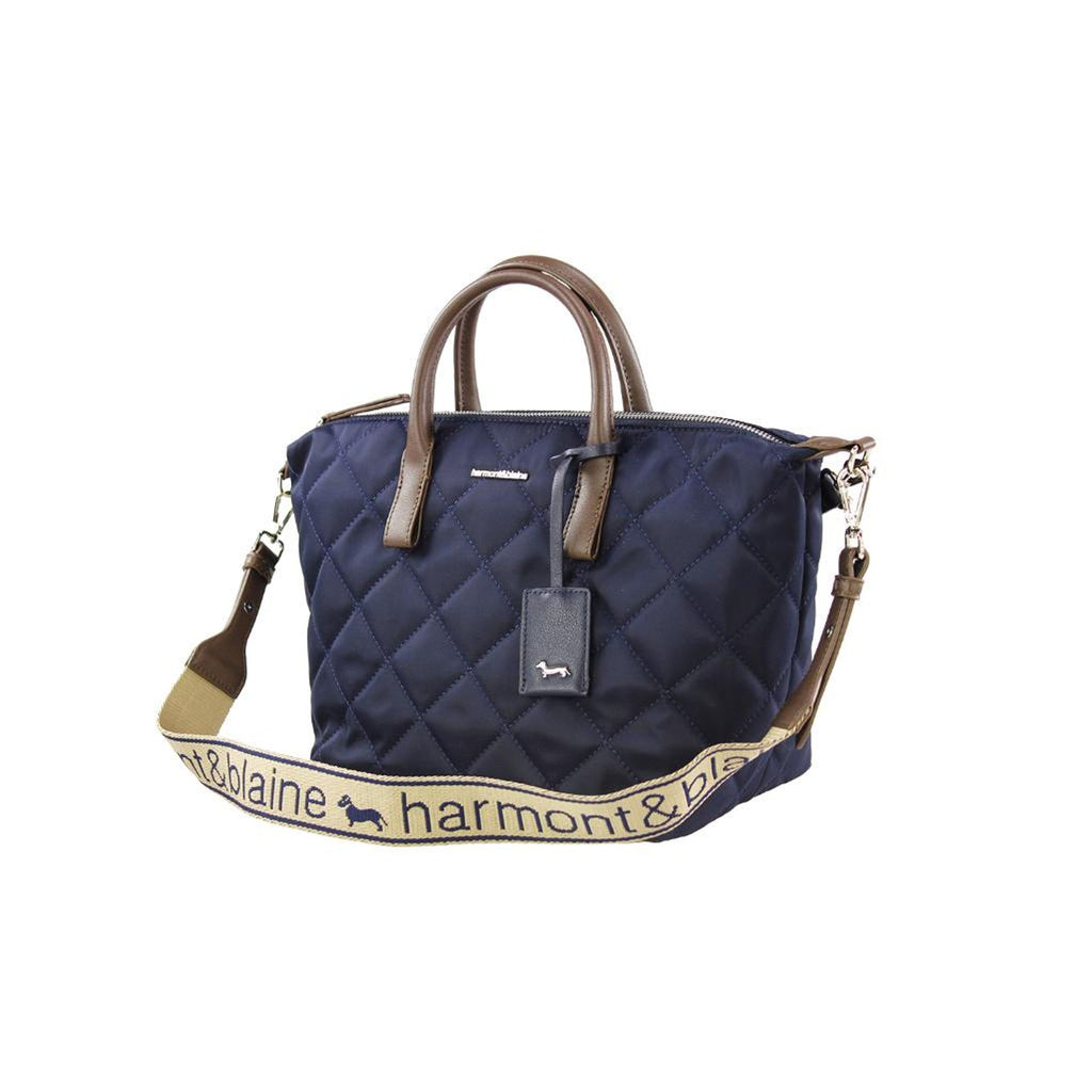 Harmont & Blaine H4DPWH550022 Borsa Shopping Bag Donna Blu Navy
