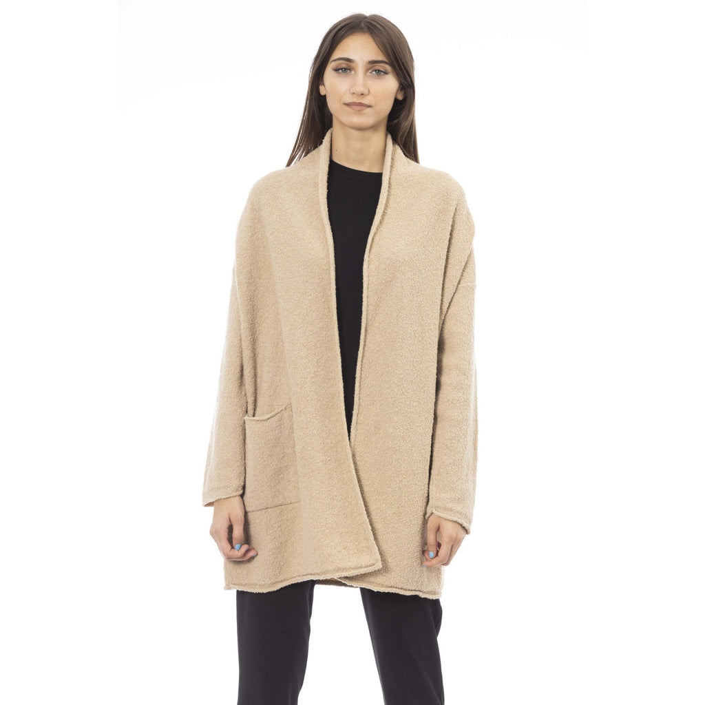 Alpha Studio AD8503E Maglia Donna Made in Italy Marrone