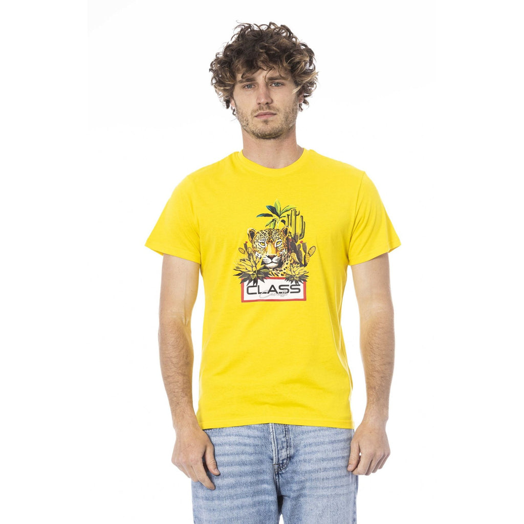 Cavalli Class CLL2MTS04SXH01B T-shirt Maglietta Uomo Giallo - BeFashion.it