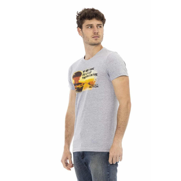 Trussardi Action 2AT02C T-shirt Maglietta Uomo Grigio