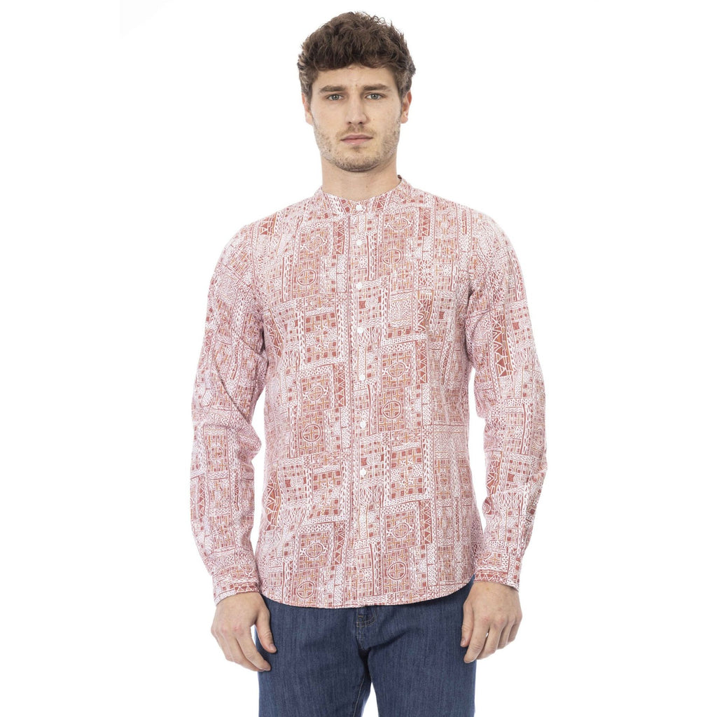 Baldinini Trend LIVORNO SLE2CM0438U Camicia Uomo Made in Italy Rosso - BeFashion.it