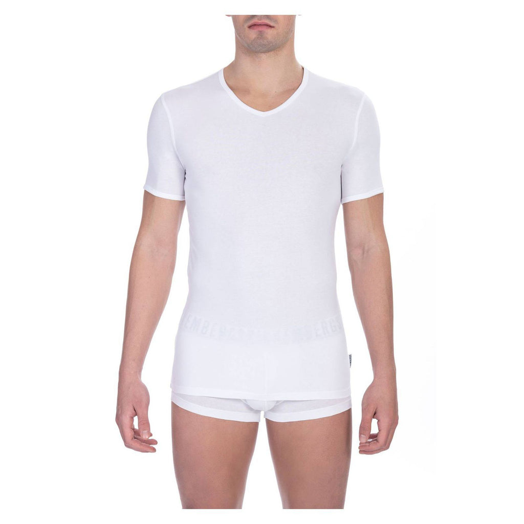 Bikkembergs BKK1UTS02SI T-shirt Maglietta Intima Uomo Bianco